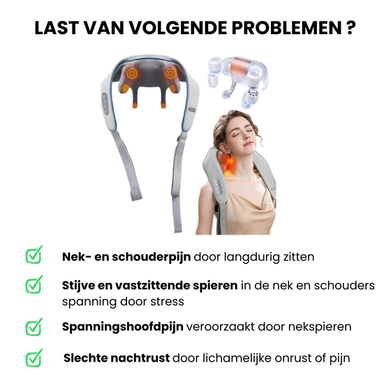 Nek- en Schoudermassagekussen